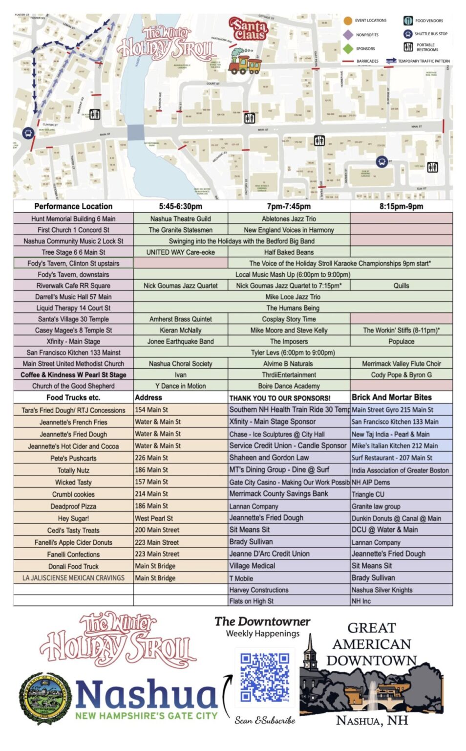 Holiday Stroll Great American Downtown Downtown Nashua